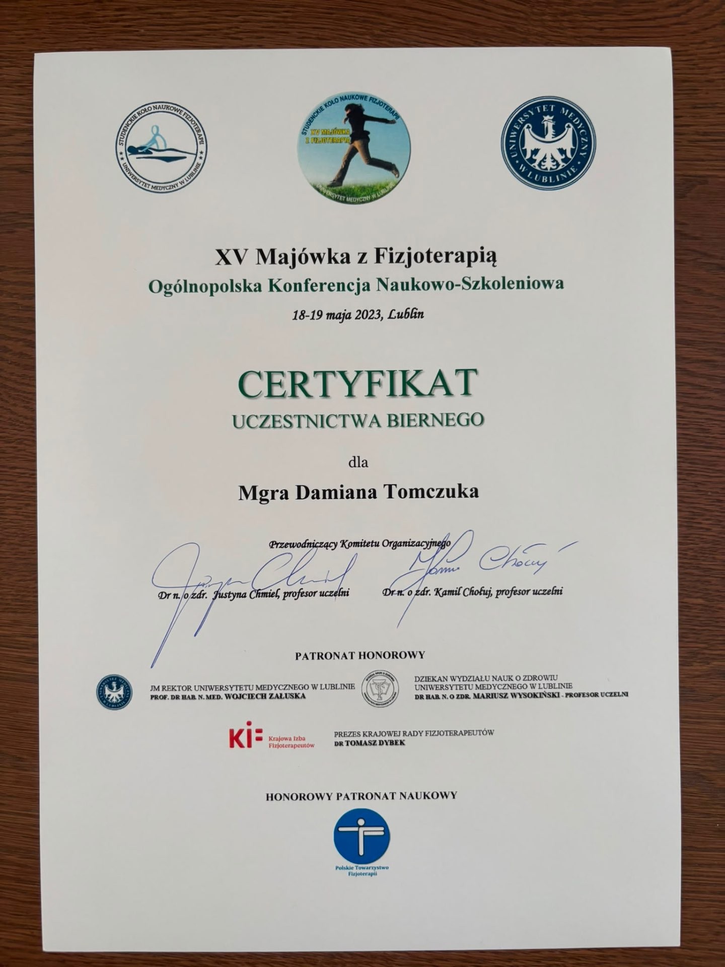 XV Majówka z Fizjoterapią — uczestnictwo
