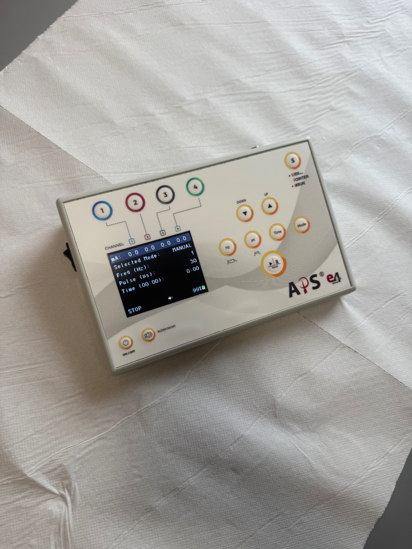 Aparat do elektrostymulacji wykorzystywany podczas terapii