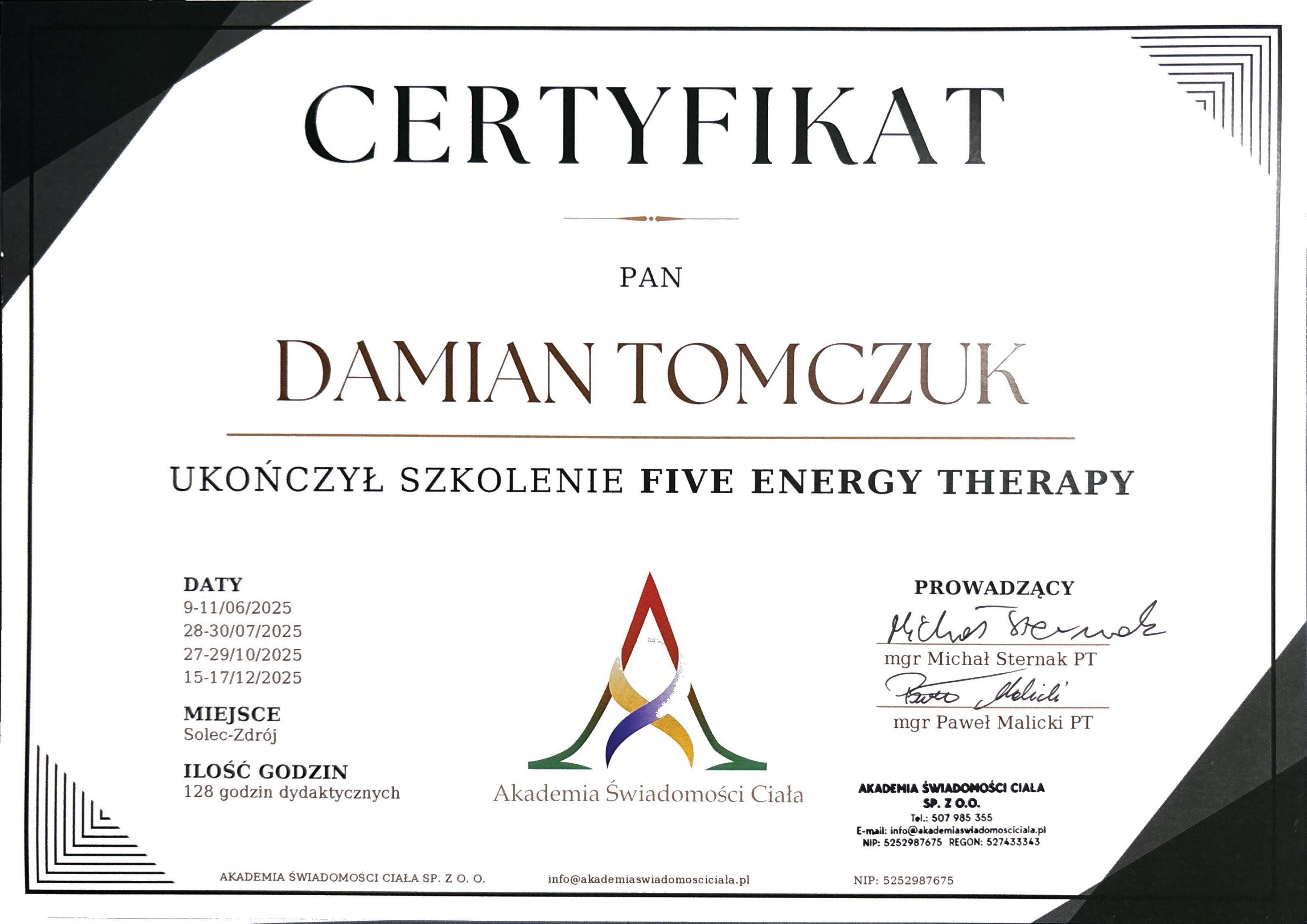 Five Energy Therapy